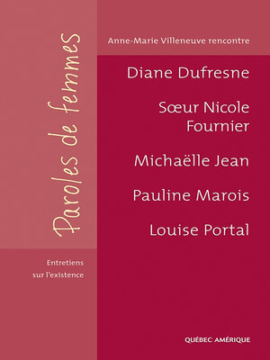 cover image of Paroles de femmes